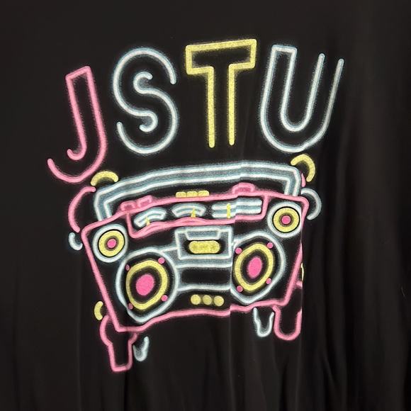 JSTU Neon Boombox T-Shirt 3XL - Picture 5 of 5